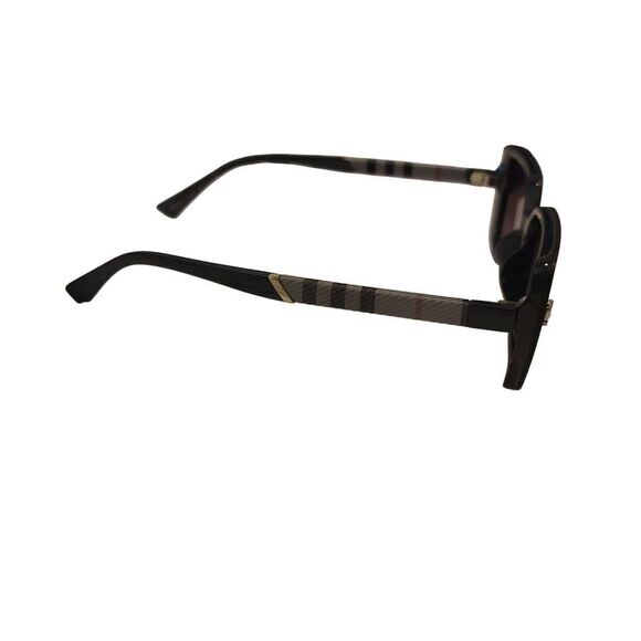 Fashion Checkered Pattern Black Frame Sunglasses - Picture 8 of 10